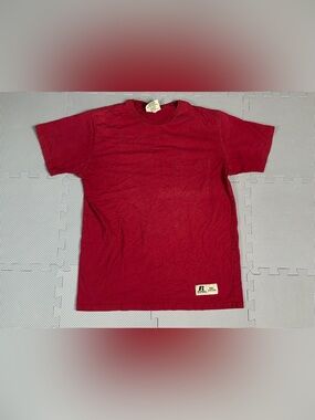 Russell Athletic Pro Cotton Red Men's M Pocket T-Shirt Vtg
